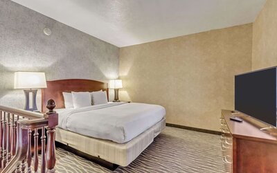 Day use room in upper floor at Radisson Hotel Salt Lake City Airport.