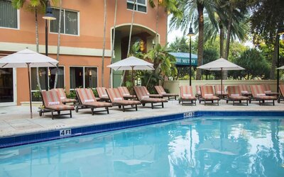 Refreshing outdoor pool at The Mutiny Hotel.