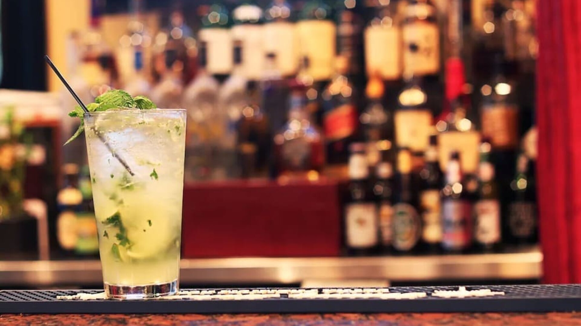 Hotel bar at The Mutiny Hotel.