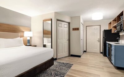 Spacious day use room at Candlewood Suites Boise.