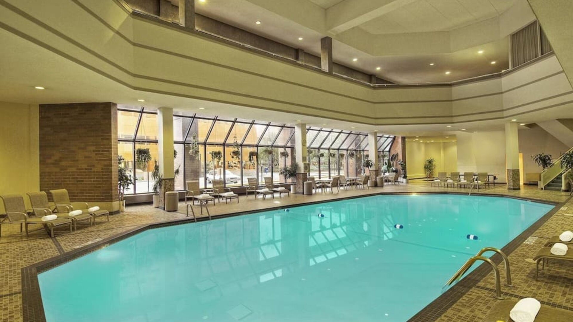 Refreshing indoor pool at Crowne Plaza Aire MSP Airport - Mall Of America.