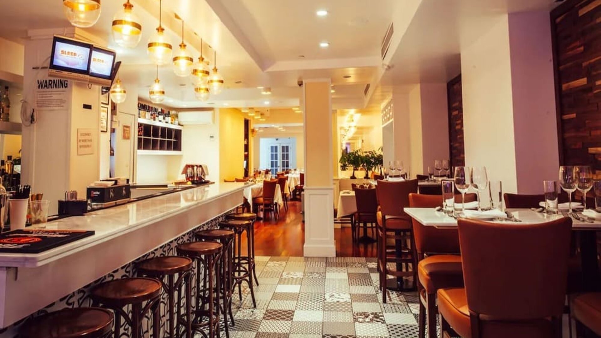 Hotel bar at San Carlos Hotel.