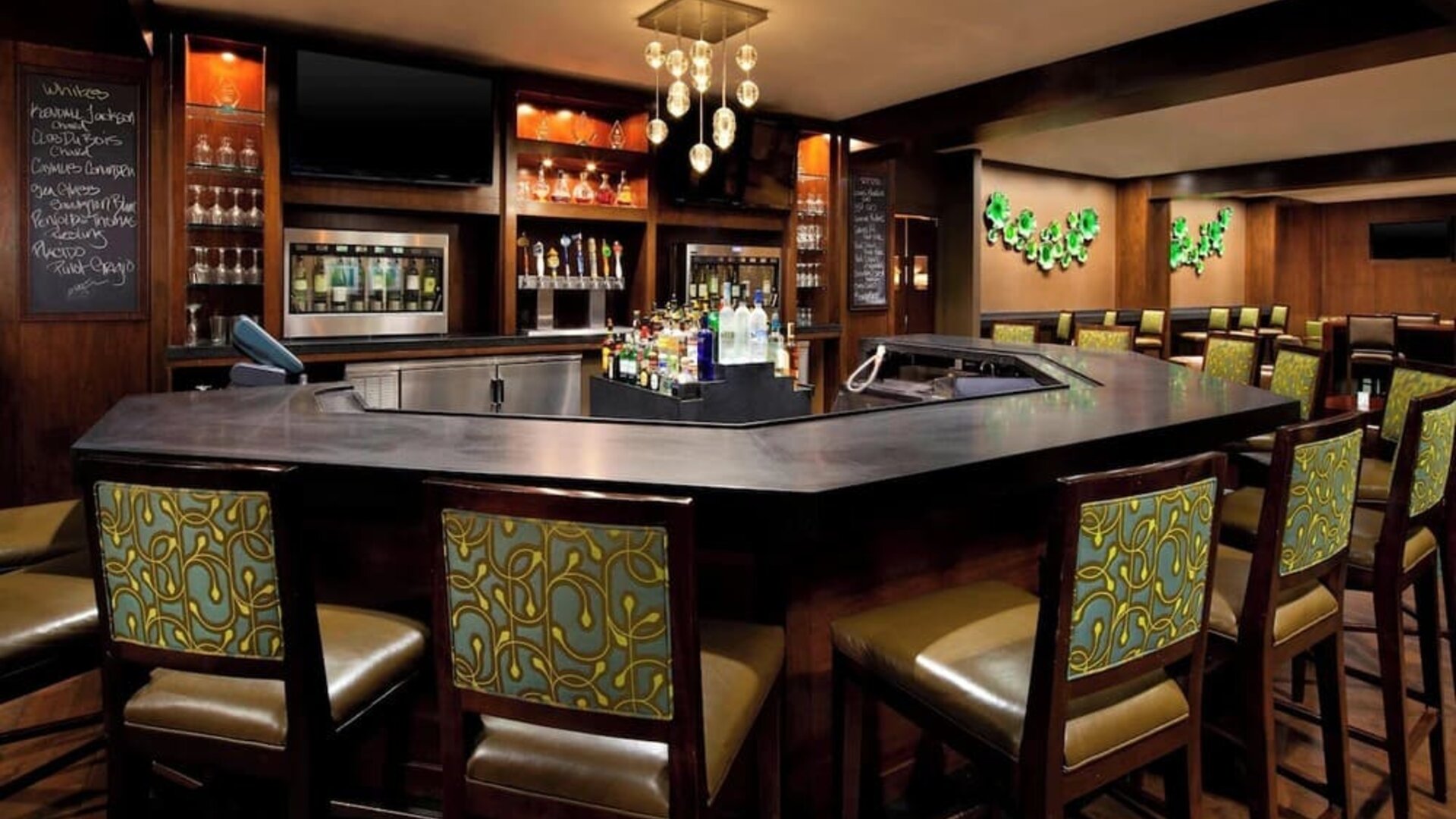 Hotel bar at The Westin SFO Airport.