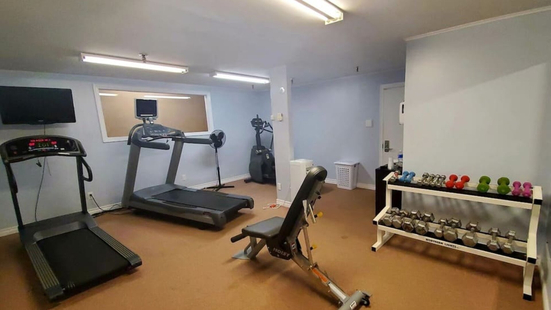 Well equipped fitness center at Mount Peyton Resort & Conference Center.