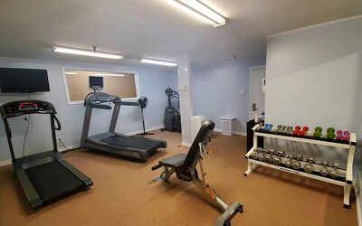 Well equipped fitness center at Mount Peyton Resort & Conference Center.