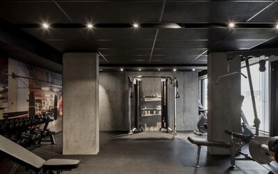 Fitness center at Hotel Monville - 295871.