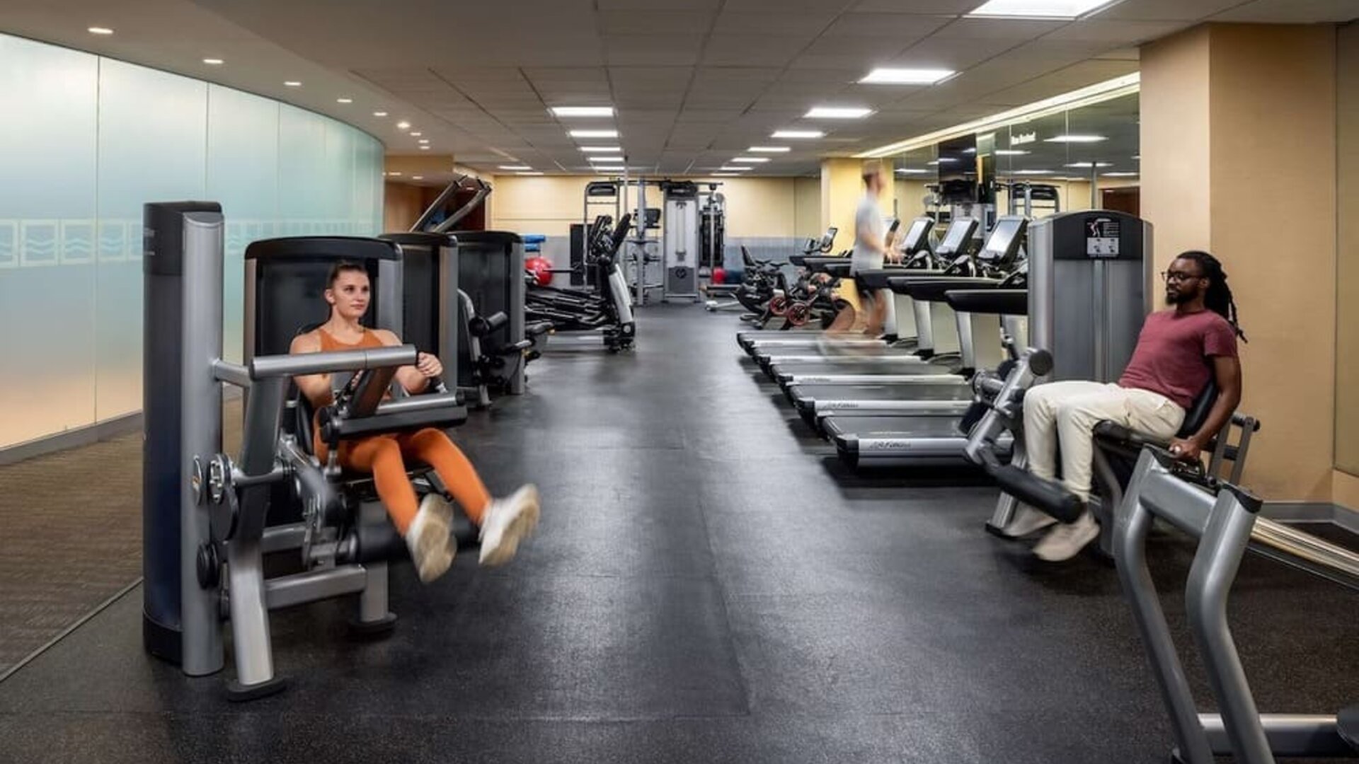 Fitness facility available at Hyatt Regency Boston.