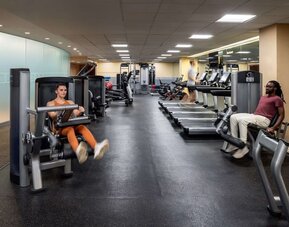 Fitness facility available at Hyatt Regency Boston.