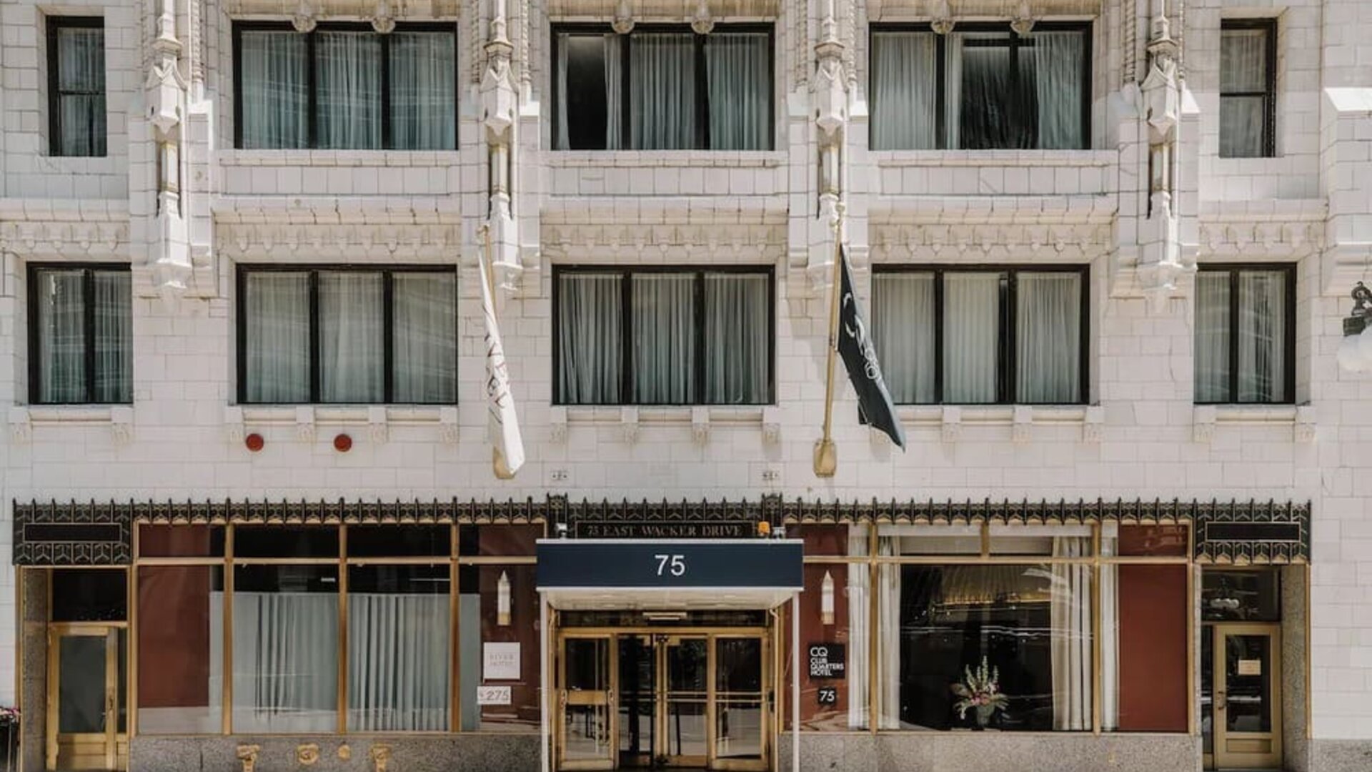 Hotel exterior at Club Quarters Hotel Wacker At Michigan.