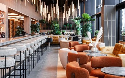 Hotel bar at Pullman Lyon.