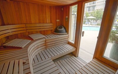 Sauna available at Four Points By Sheraton Salt Lake City Airport.