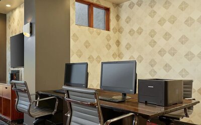 Business center available at Four Points By Sheraton Salt Lake City Airport.