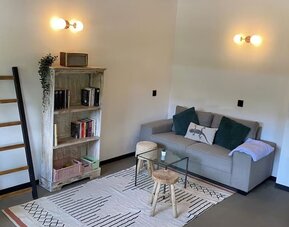 Lounge area at Urban Hotel The Golden Stork.