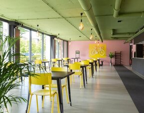 Breakfast available at Urban Hotel The Golden Stork.