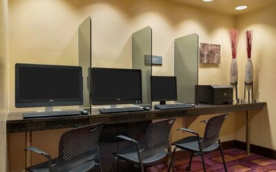 Business center available at Crowne Plaza Englewood.