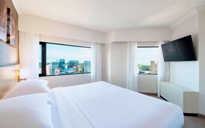 Bright and spacious day use room at Delta Hotel By Marriott Regina.