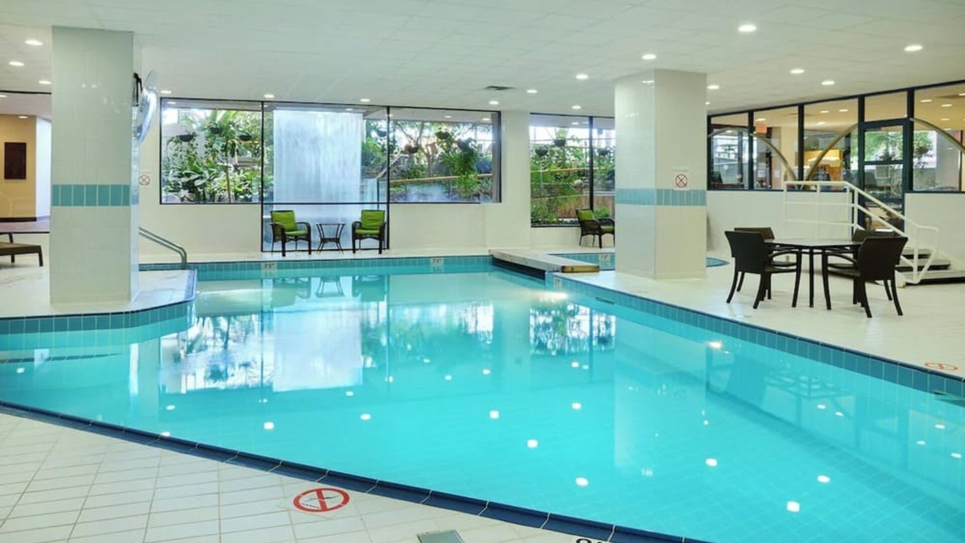 Relaxing indoor pool at Sheraton Hotel Newfoundland.