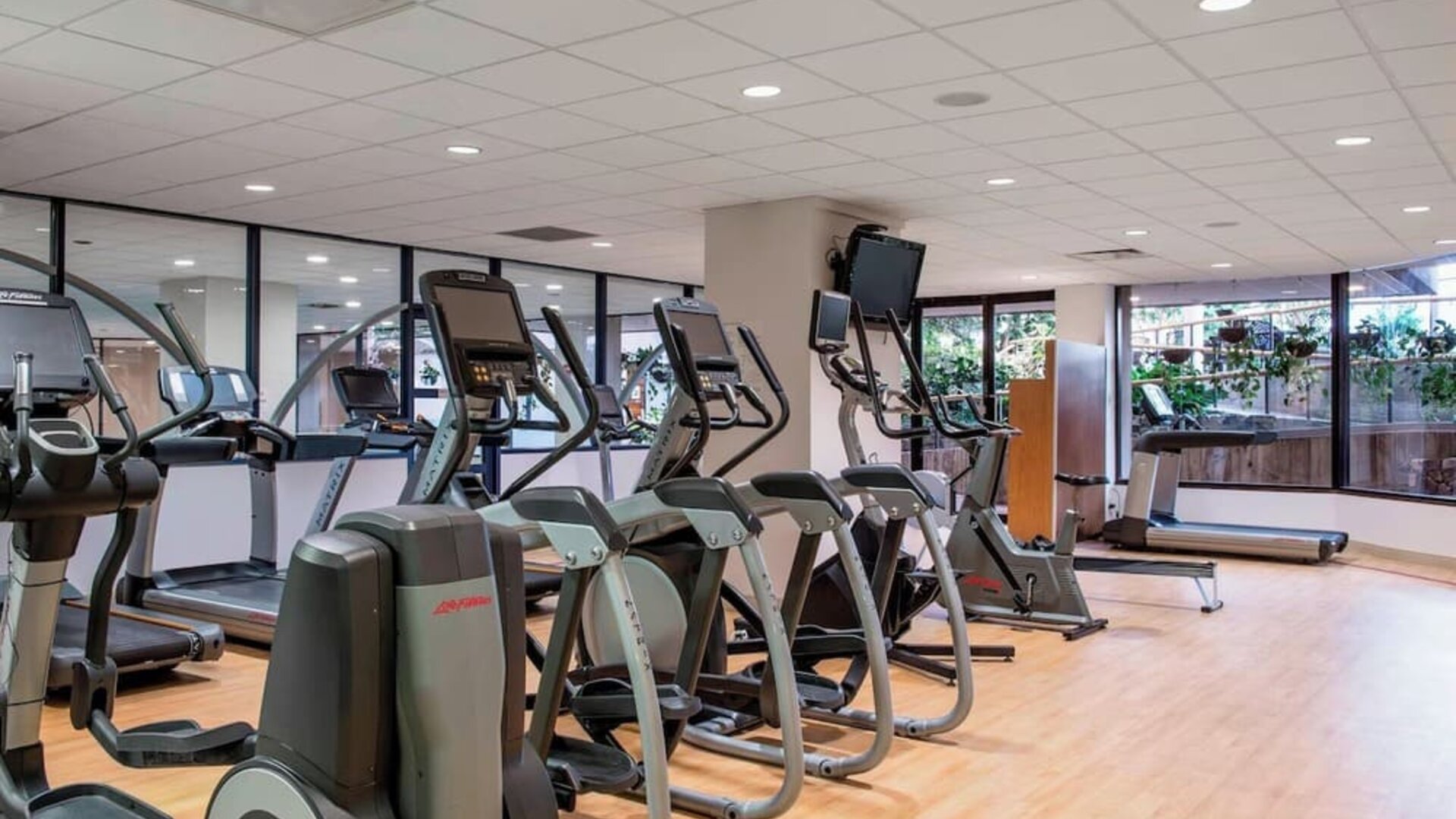 Well equipped fitness center at Sheraton Hotel Newfoundland.