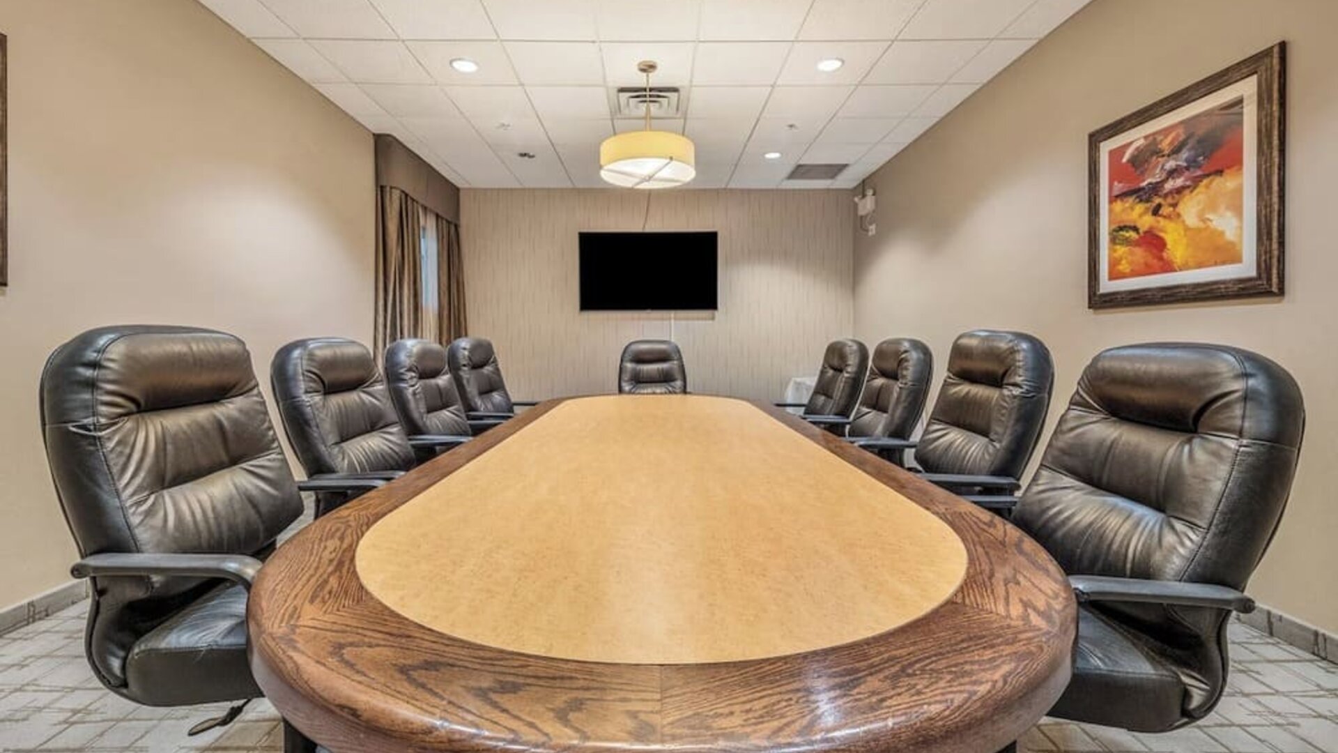 Professional meeting room at Holiday Inn Lethbridge. 