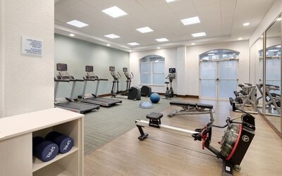 Fitness center at Holiday Inn Express & Suites S Lake Buena Vista.