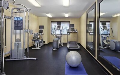 Fitness center available at Holiday Inn Express & Suites Naples Downtown - 5th Avenue.