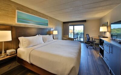 Day use room with work desk at Holiday Inn Peterborough-Waterfront.