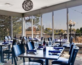 Hotel restaurant at Holiday Inn Peterborough-Waterfront.