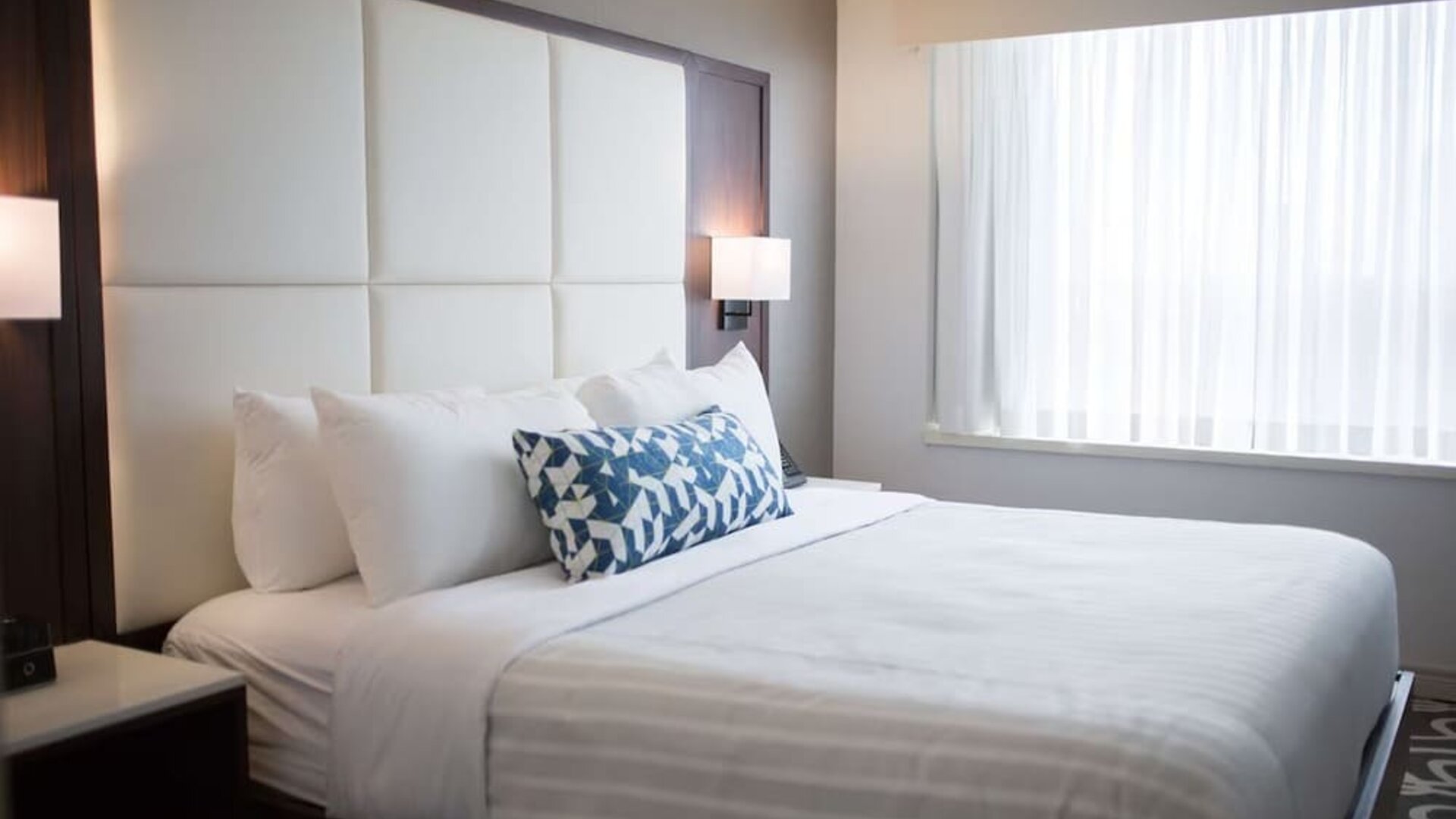 King bed at The Park Hotel London.