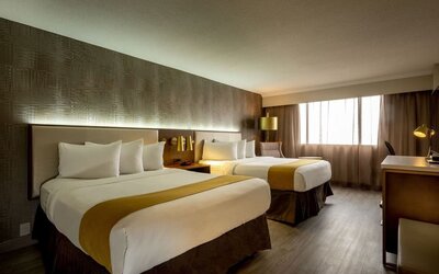 Day use twin room at Atlantica Hotel Halifax.