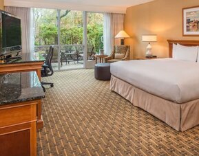 Day use room with veranda at Hilton Seattle Airport & Conference Center.