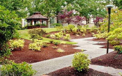 Garden at Hilton Seattle Airport & Conference Center.