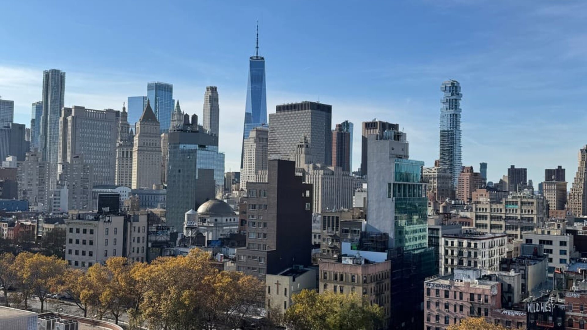 City views at Days Inn Chinatown NYC.