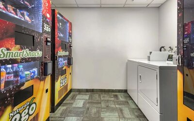 Laundry facility at Amwell Suites Somerset Bridgewater.