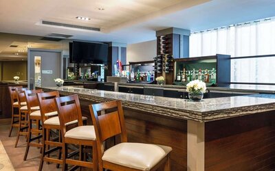 Hotel bar at Holiday Inn Laval Montreal.