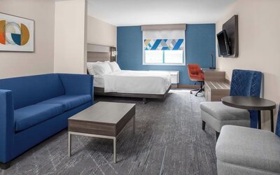 Day use room with living area at Holiday Inn Express & Suites Hermosa Beach.