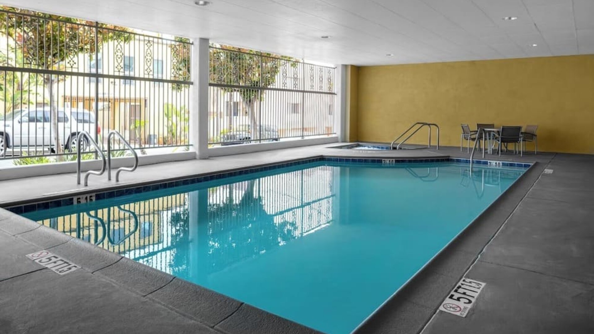 Refreshing indoor pool at Holiday Inn Express & Suites Hermosa Beach.