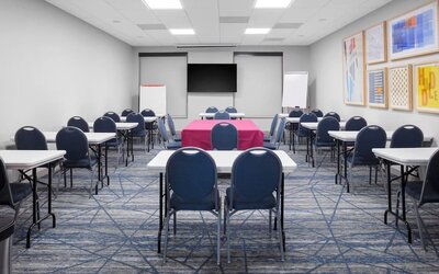 Meeting room at Holiday Inn Express & Suites Hermosa Beach.