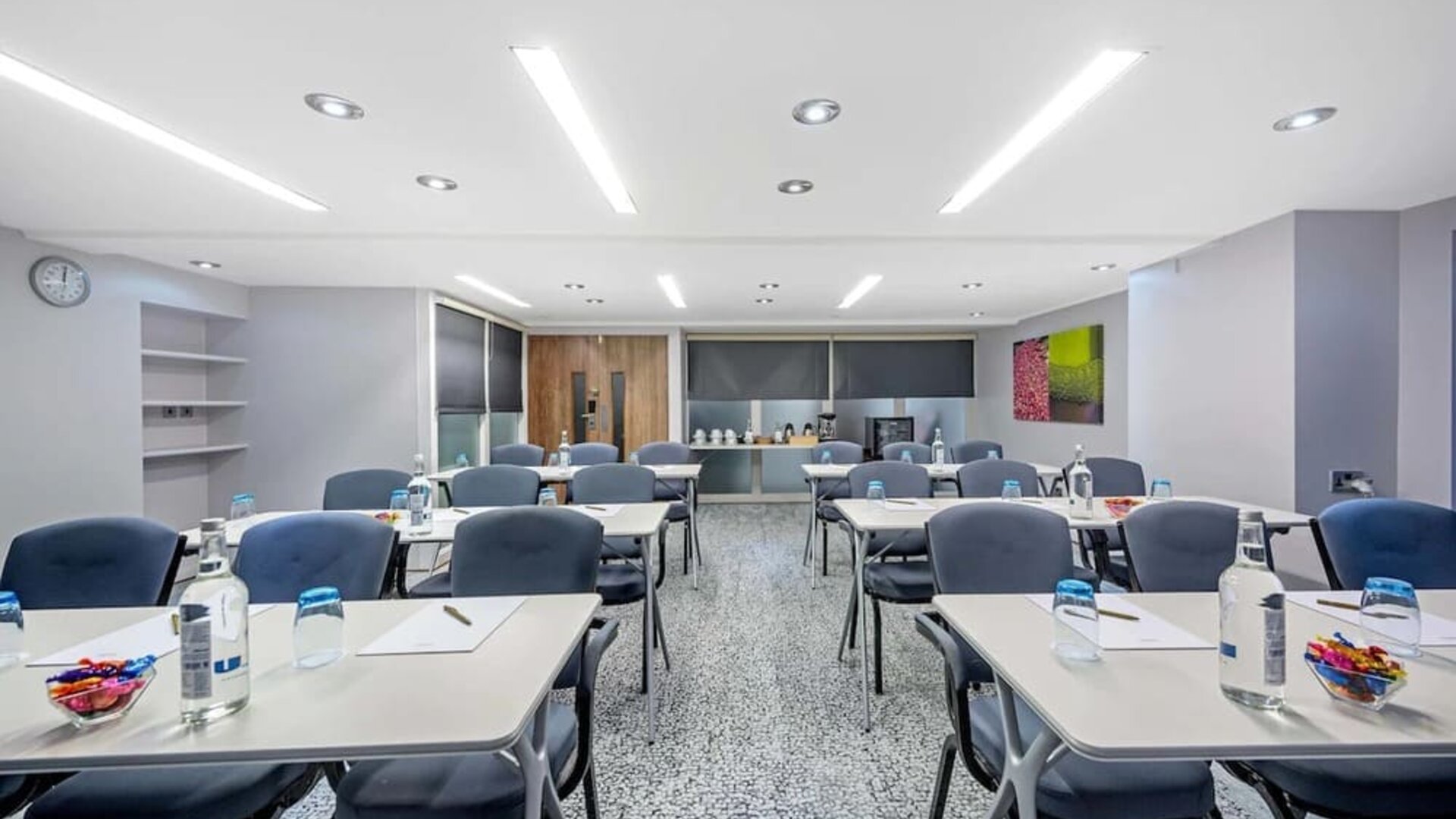 Professional meeting room at Mercure Hotel London Paddington.