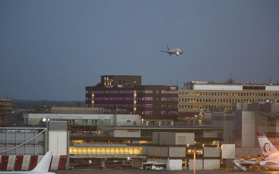 View from room at Bloc Hotel.