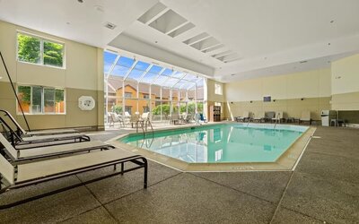 Refreshing indoor pool at Chicago Club Inn & Suites.