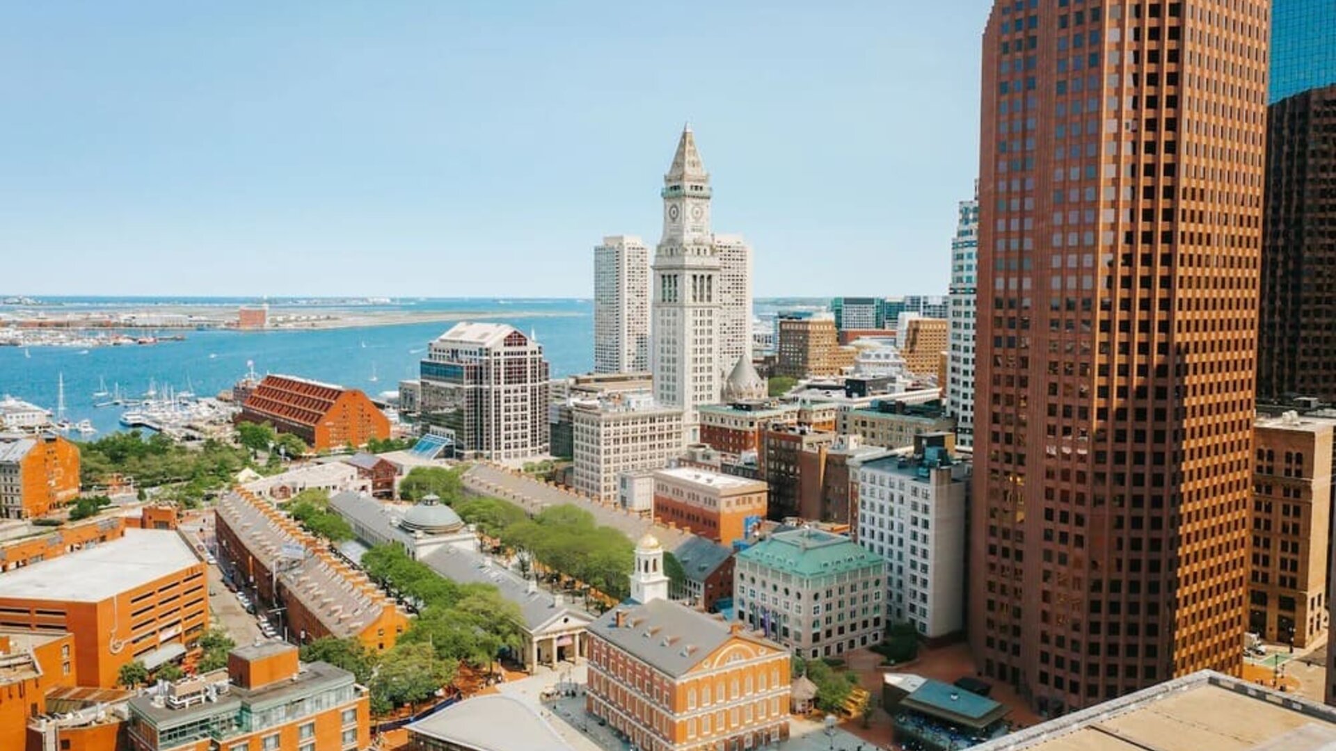 View from The Bostonian Boston, A Millennium Hotel.