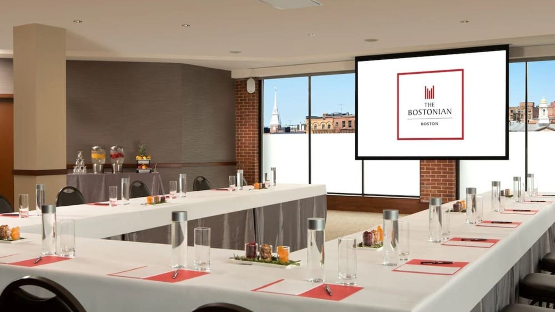 Meeting room at The Bostonian Boston, A Millennium Hotel.