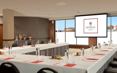 Meeting room at The Bostonian Boston, A Millennium Hotel.
