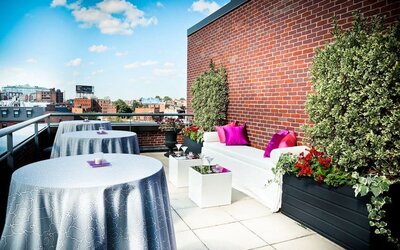 Terrace at The Bostonian Boston, A Millennium Hotel.