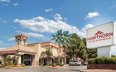 Hotel exterior at Hawthorn Suites By Wyndham El Paso Airport.
