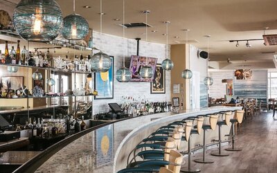 Hotel bar at The Atlantic Hotel & Spa.