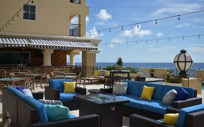 Poolside bar at The Atlantic Hotel & Spa.