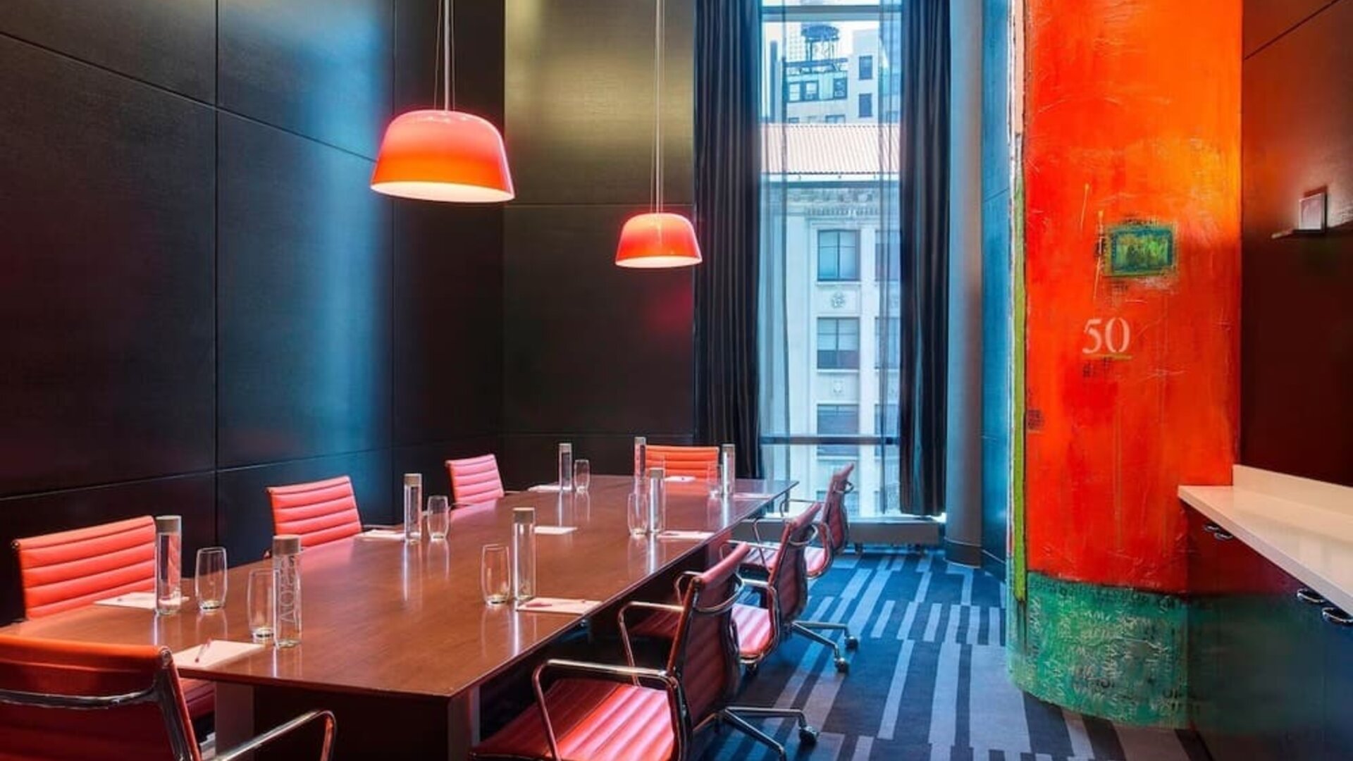 Meeting room available at Courtyard By Marriott New York Manhattan/Central Park.