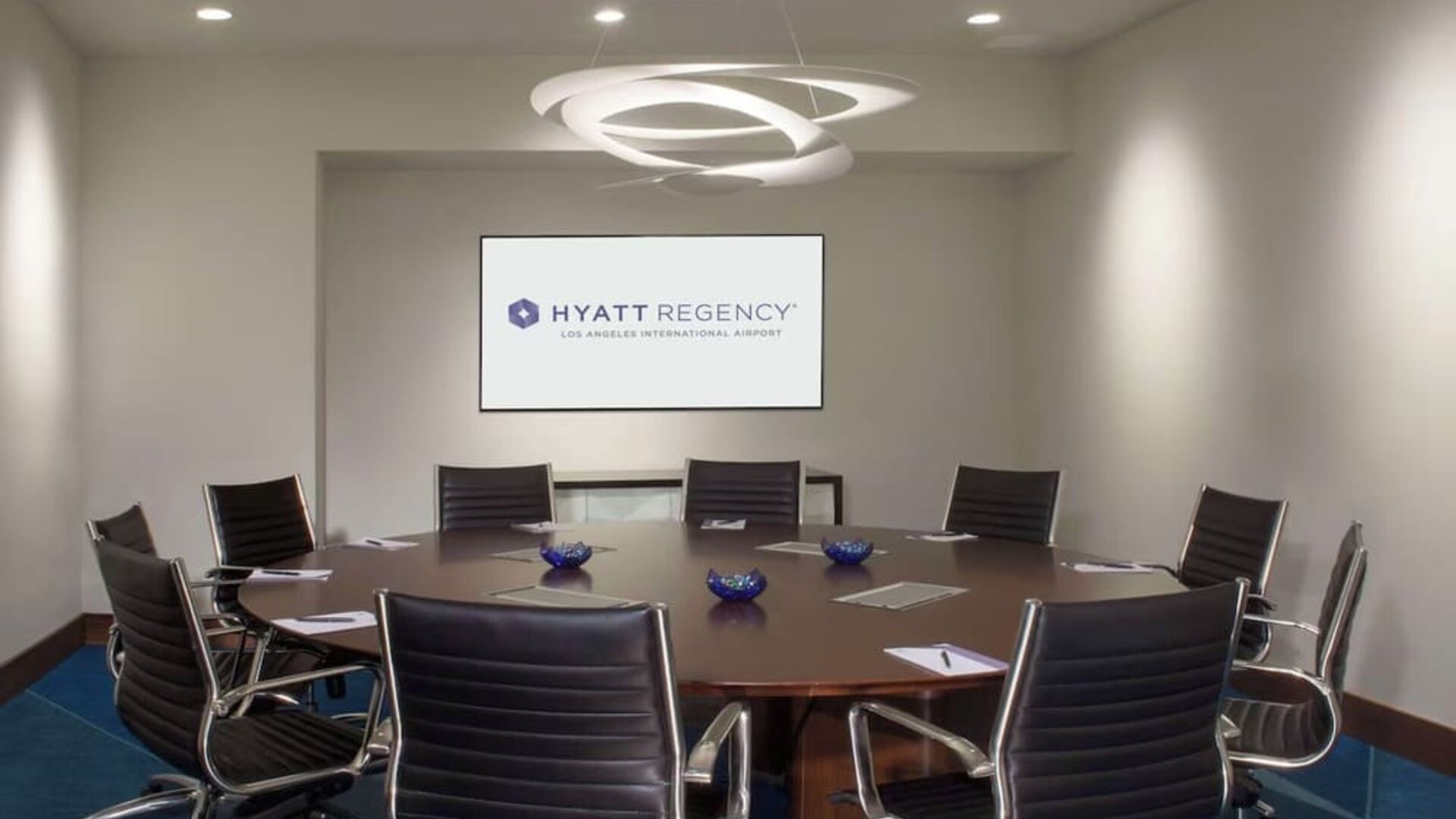 Meeting room at Hyatt Regency Los Angeles International Airport.