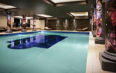 Indoor heated pool at NYX Hotel London Holborn By Leonardo.